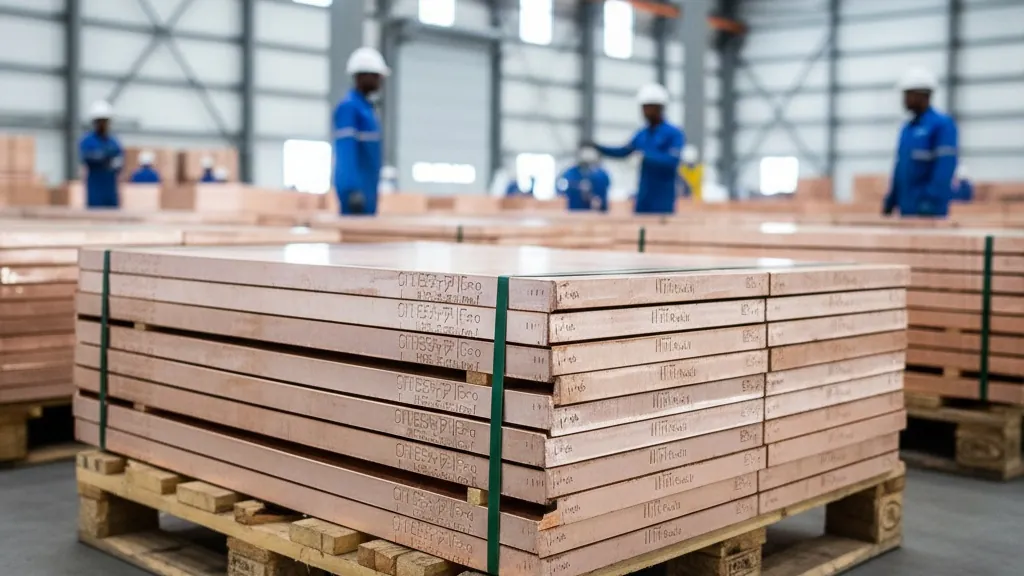 Insured CIF air freight logistics for Copper Cathode dispatched to Marrakech Morocco