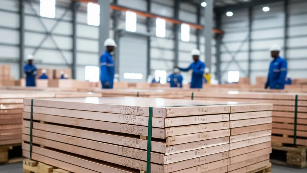 Insured CIF air freight logistics for Copper Cathode dispatched to Bilbao Spain
