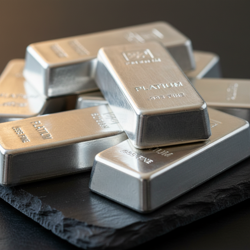 Accredited laboratory assay certification verifying 99.95% purity for Platinum